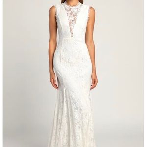 Lulus bridal gown